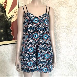 🔥BOGO FREE Charlotte Russe colorful romper boho